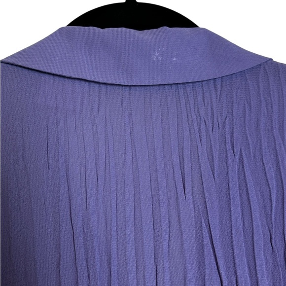 Oscar De La Renta Blouse Bell Sleeve Romantic Grunge Size 12 - Picture 8 of 9